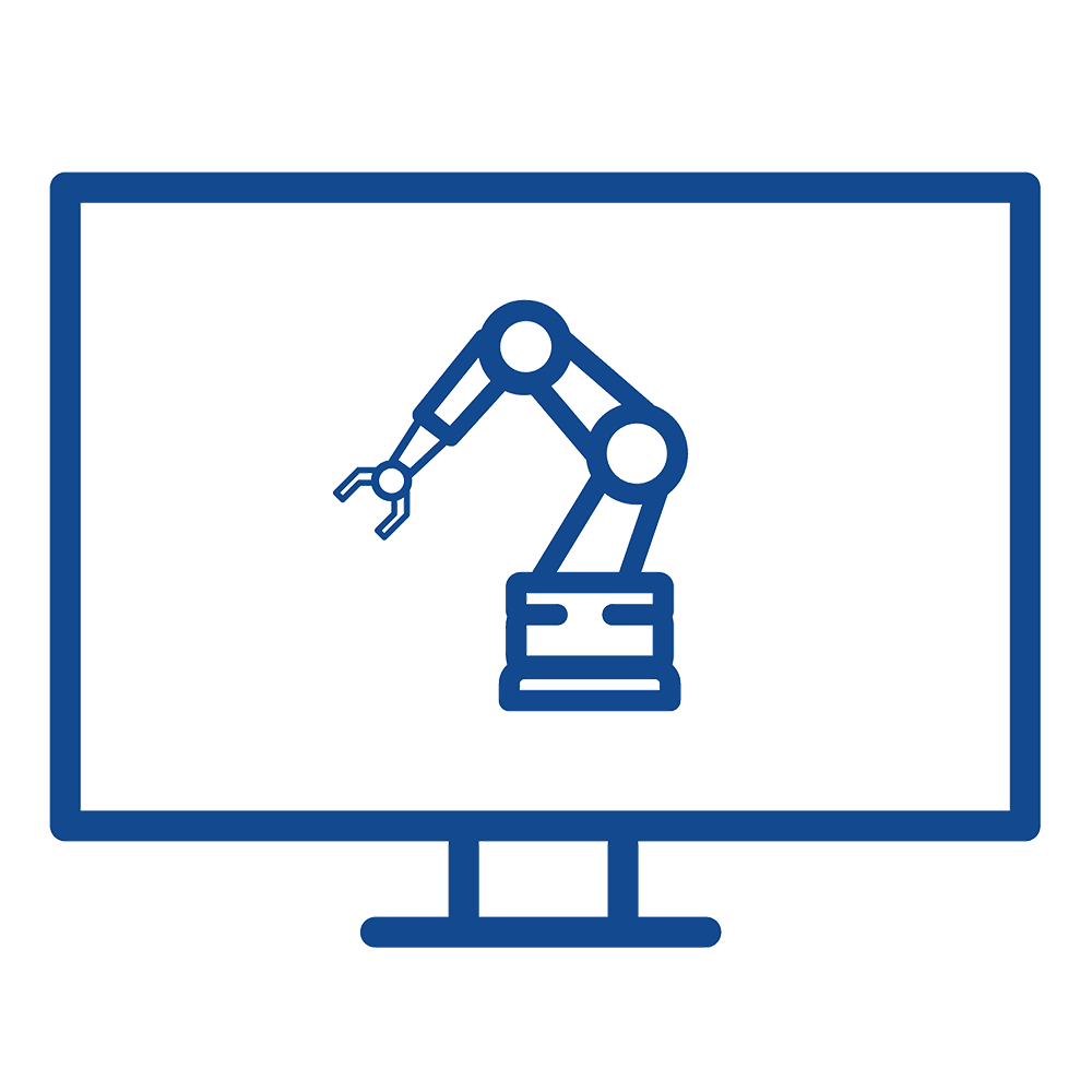 Offline robotic laser system programming icon