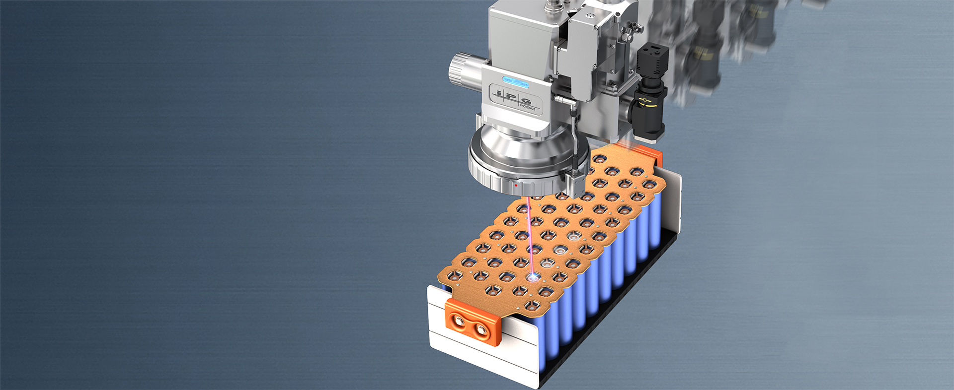 On-the-Fly Laser Welding of an EV Battery